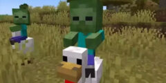 Chicken Jockey hidden lava chicken 2