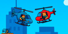 Helicopter Battle Steve 2 Player