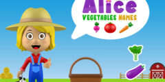 World of Alice   Vegetables Names